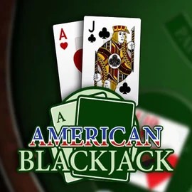 American Blackjack logo – Table Games by Habanero at GoldRun Casino