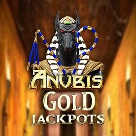 Anubis Gold Jackpots logo by Inspired Gaming at GoldRun Casino