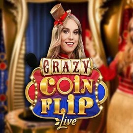 Crazy Coin Flip by Evolution, showcased at goldrun-nl.nl – game logo