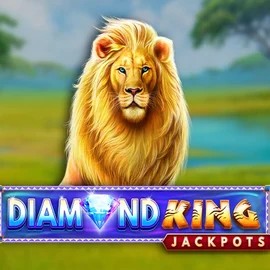 Official Jackpots logo: Diamond King Jackpots by SpinPlay Games at GoldRun Casino