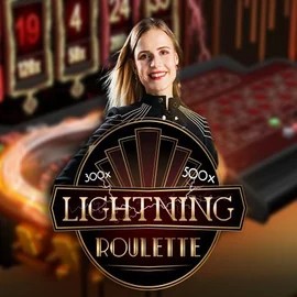 Lightning Roulette casino game by Evolution – featured logo at GoldRun Casino