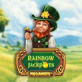 Rainbow Jackpots Megaways by Red Tiger Gaming, showcased at goldrun-nl.nl – game logo