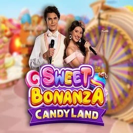 Sweet Bonanza Candy Land Live online game logo by Pragmatic Play on goldrun-nl.nl